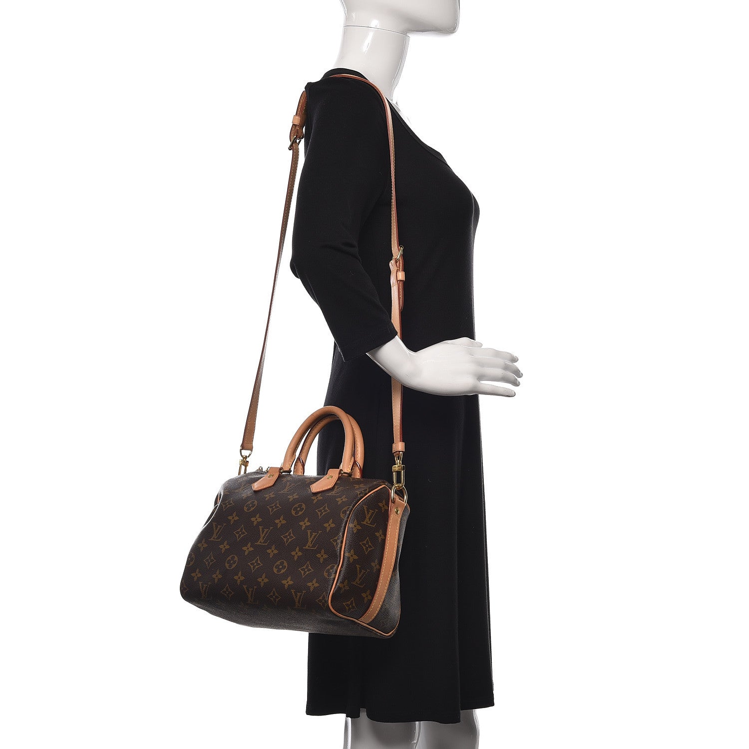 Louis Vuitton Monogram Speedy Bandouliere 25 2 of 11