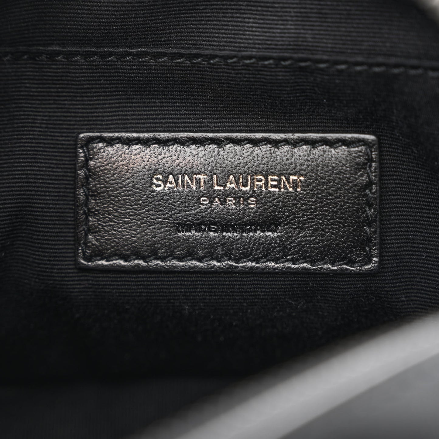 Calfskin Matelasse Monogram Lou Belt Bag Black