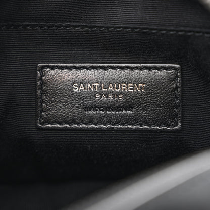 Saint Laurent Calfskin Matelasse Monogram Lou Belt Bag Black 6 of 10