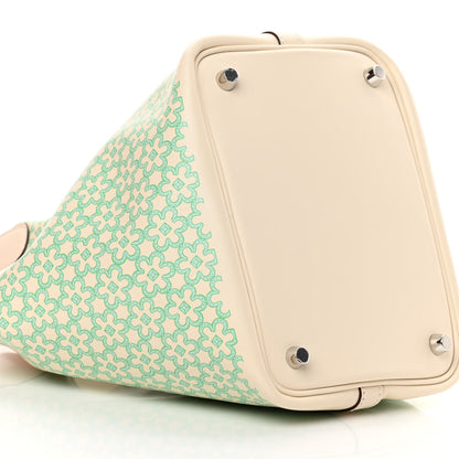 Hermes Swift Lucky Daisy Picotin Lock 18 PM Nata Vert 9 of 11