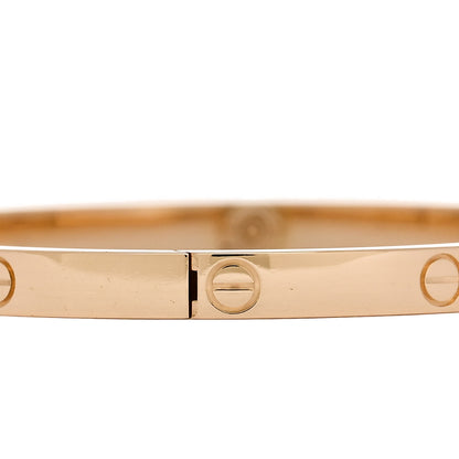 Cartier 18K Yellow Gold Small LOVE Bracelet 15 5 of 6