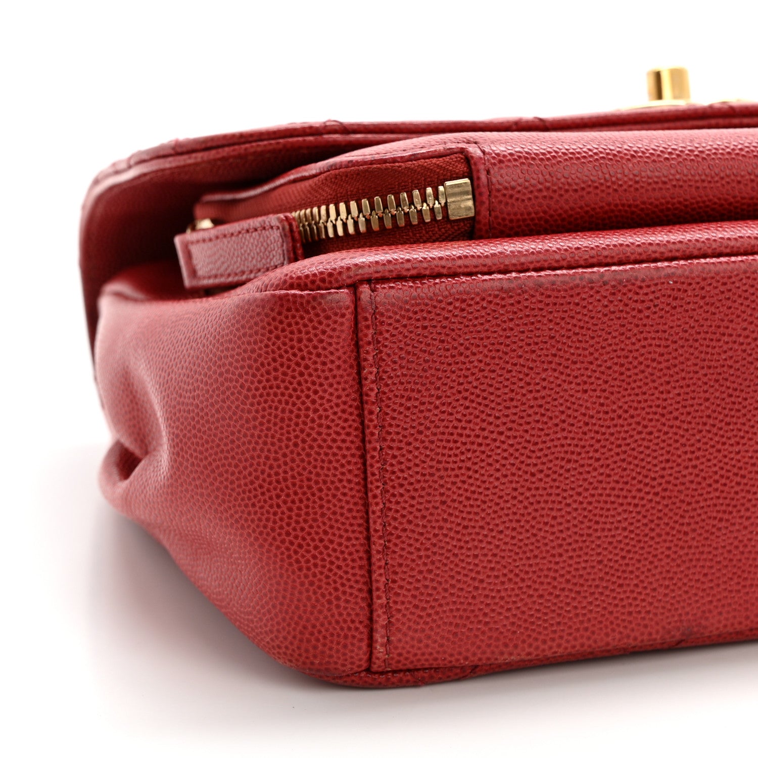 Chanel Caviar Quilted Medium Business Affinity Flap Red 9 of 16