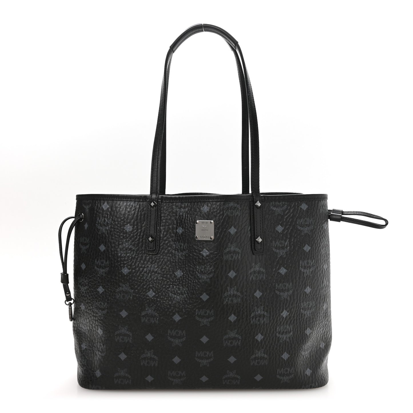Visetos Medium Project Reversible Shopper Tote Black