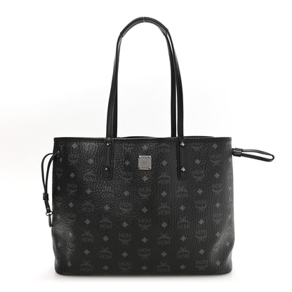 MCM Visetos Medium Project Reversible Shopper Tote Black 1 of 15