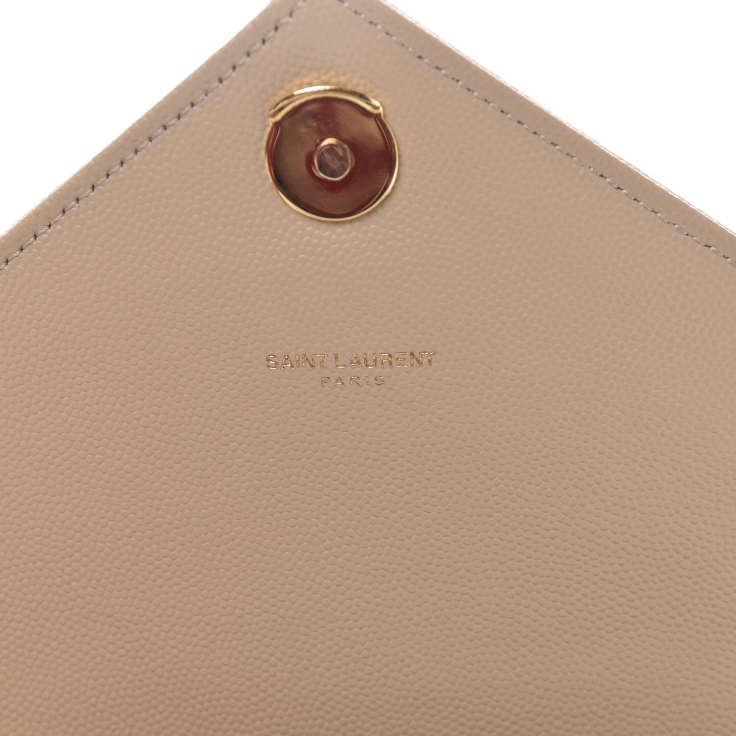 Saint Laurent Grain De Poudre Matelasse Chevron Large Monogram Satchel Nude Powder 6 of 9