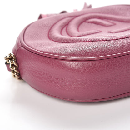 Gucci Cellarius Calfskin Mini Soho Chain Bag Peonia Flower 11 of 12