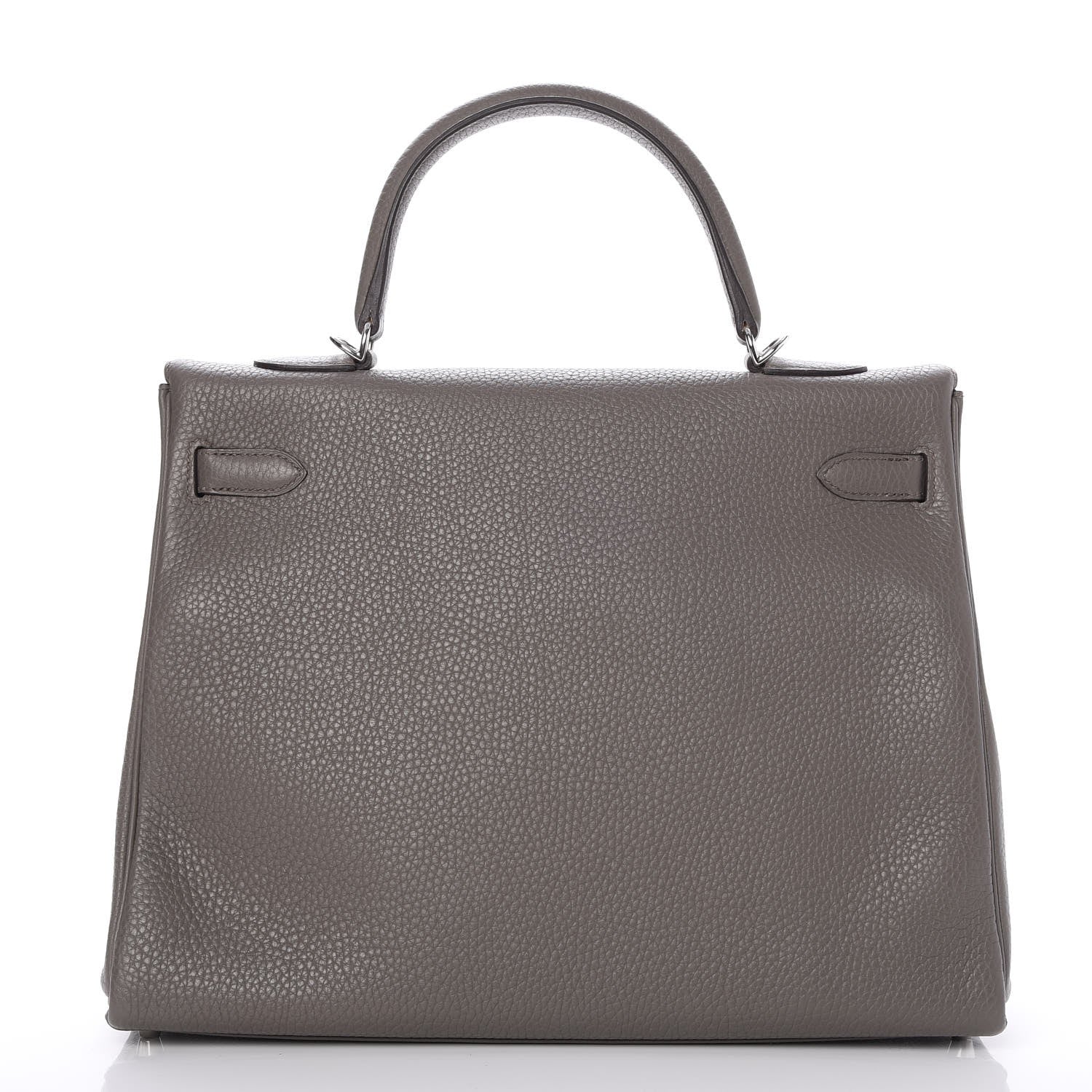 Hermes Taurillon Clemence Kelly Retourne 32 Etain 5 of 33
