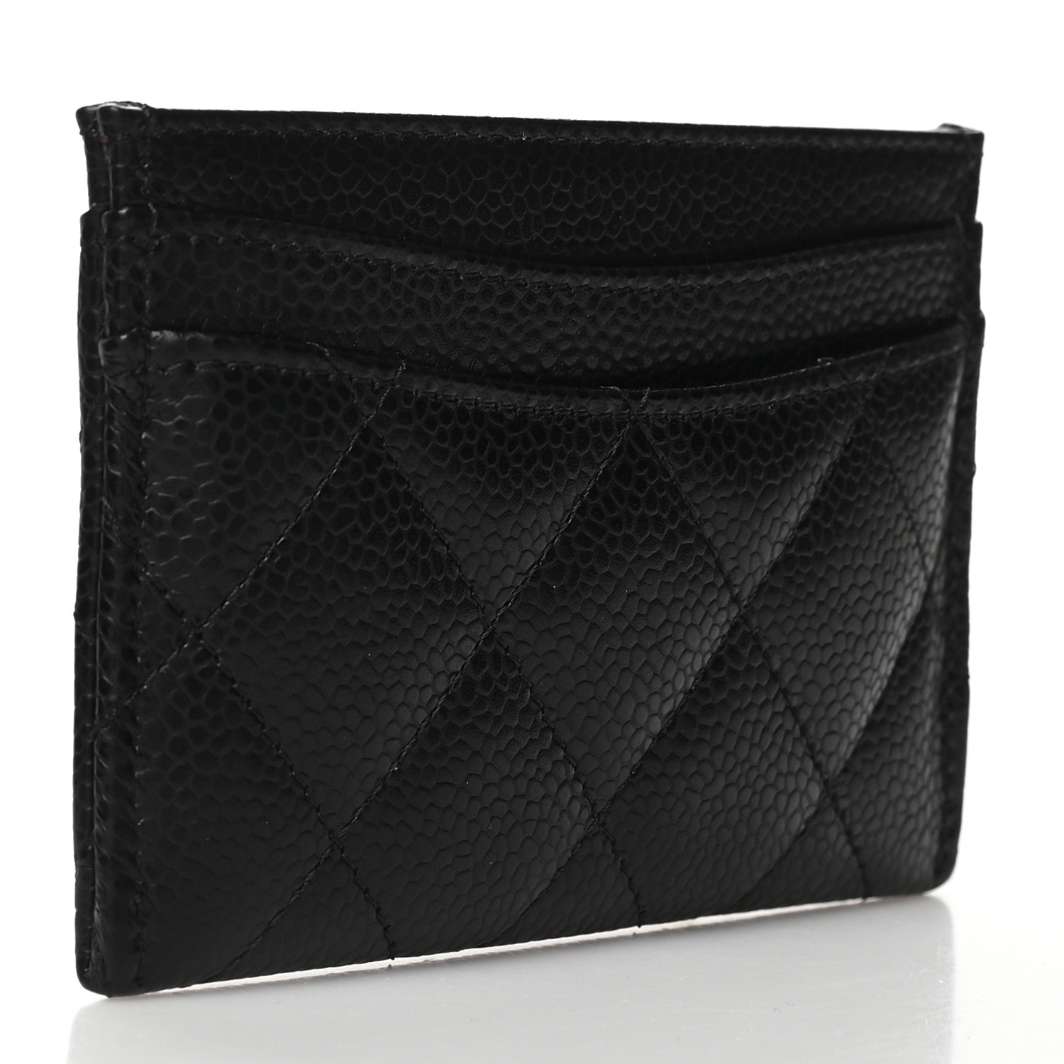 Chanel Caviar Quilted Card Holder Black 3 of 9