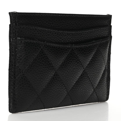 Chanel Caviar Quilted Card Holder Black 3 of 9