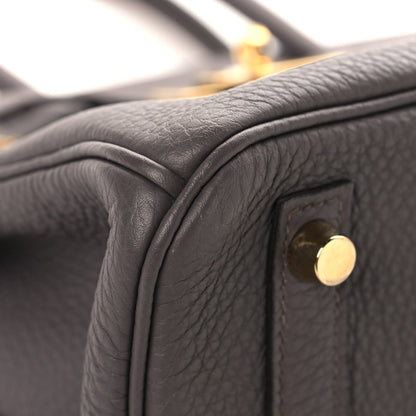 Hermes Togo BIRKIN 30 Etain 9 of 13