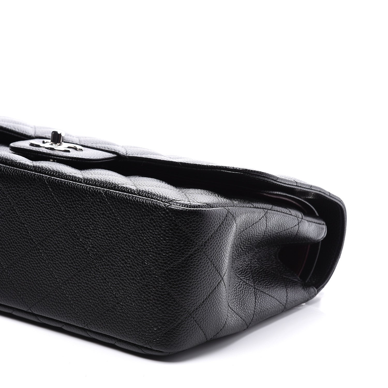 Chanel Caviar Quilted Jumbo Double Flap Black 8 of 10