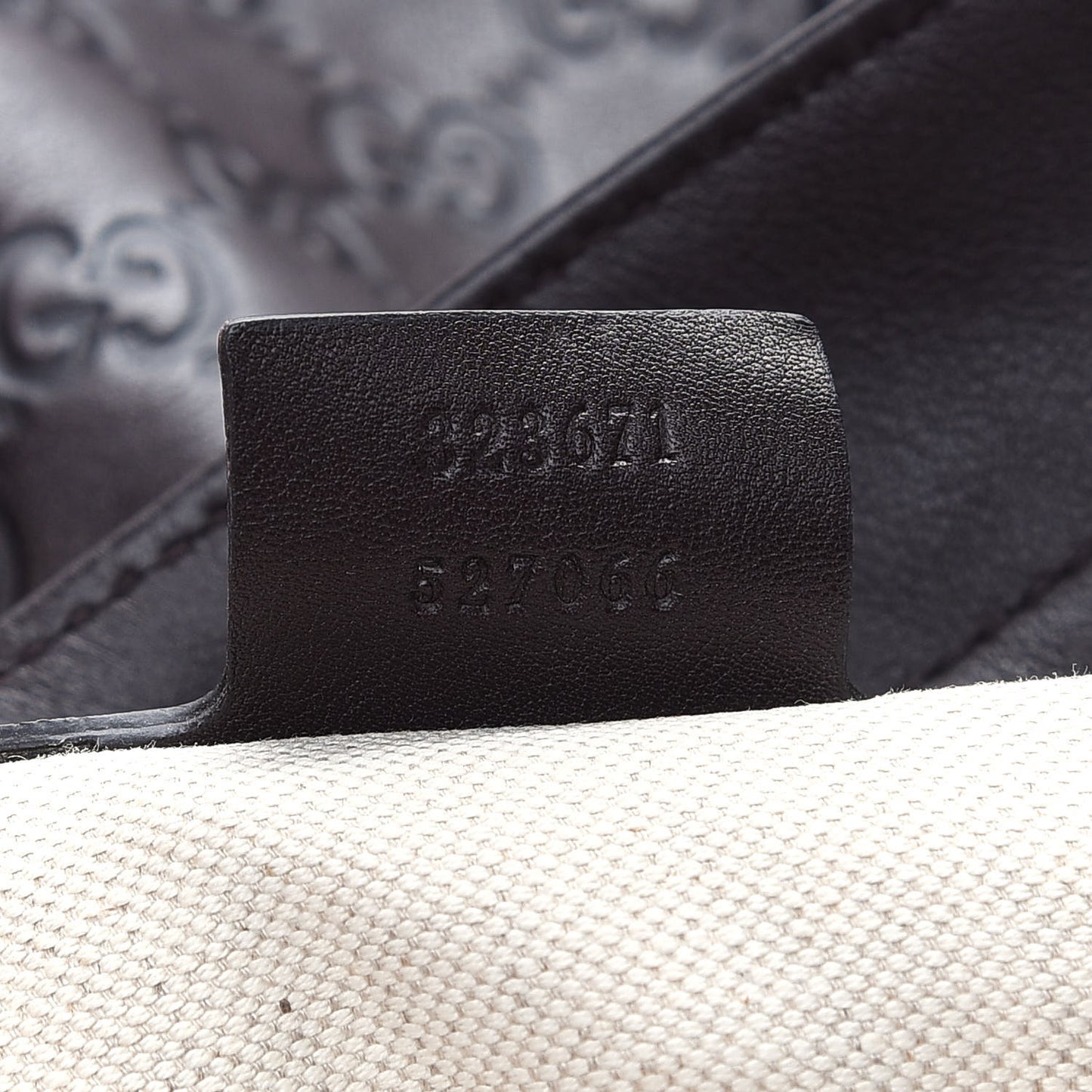 Guccissima Medium Bree Zippered Tote Chocolate