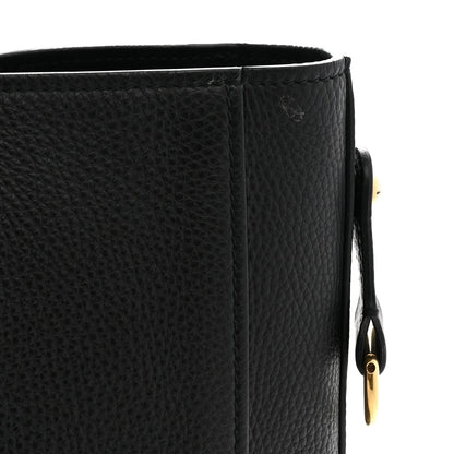 Christian Dior Grained Calfskin D-Bee Shopper Black 11 of 12