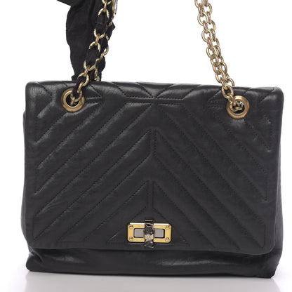 Lanvin Lambskin Quilted Medium Happy Shoulder Bag Black 9 of 9