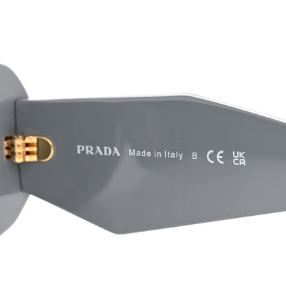 Prada Acetate Symbole Sunglasses SPR 17W Dark Grey 5 of 6