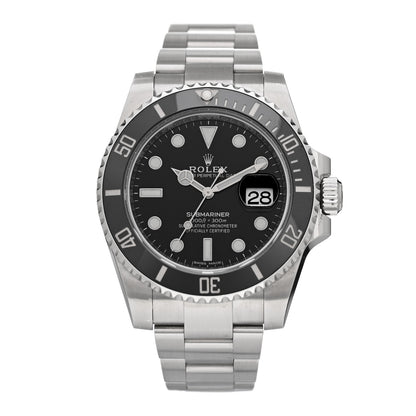 Rolex Stainless Steel 40mm Oyster Perpetual Submariner Date Watch Black 116610LN 1 of 5