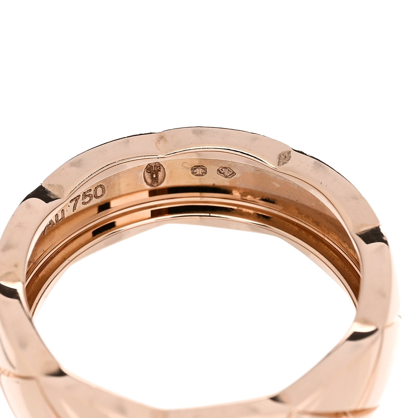 18K Beige Gold Small Coco Crush Ring 54 6.75