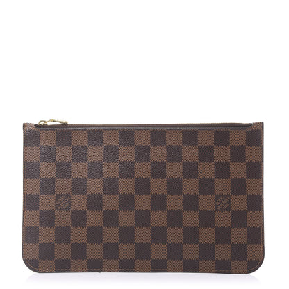 Louis Vuitton Damier Ebene Neverfull MM GM Pochette 1 of 9