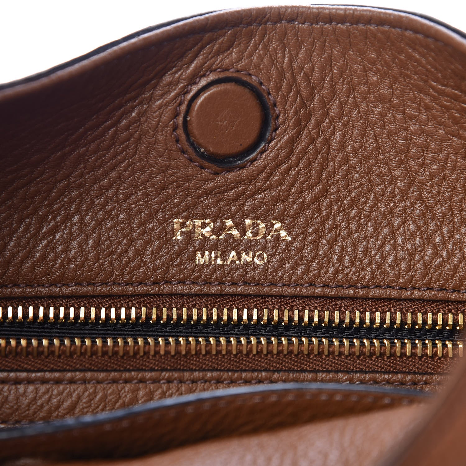 Prada Vitello Daino Hobo Brandy 6 of 10