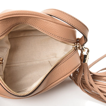 Gucci Pebbled Calfskin Small Soho Disco Bag Camelia 5 of 7