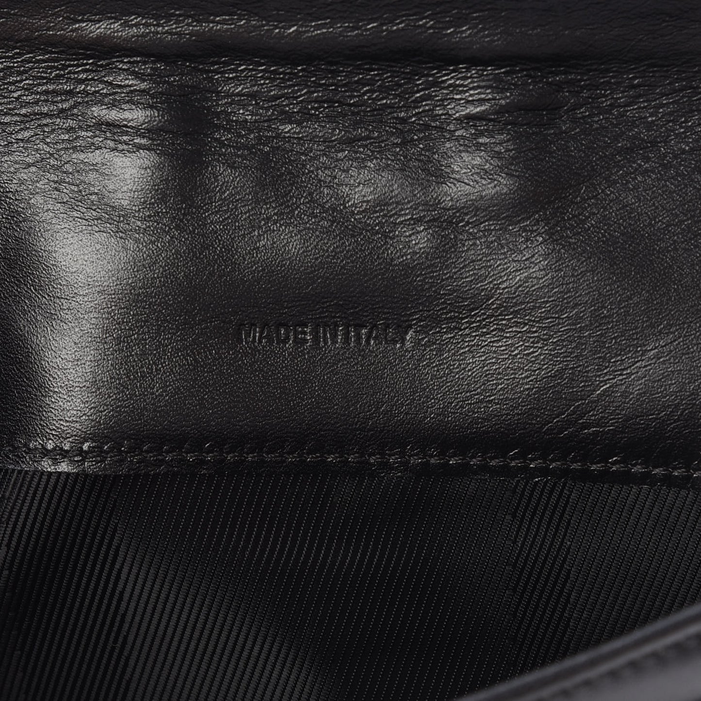Calfskin Quilted Continental Wallet Black