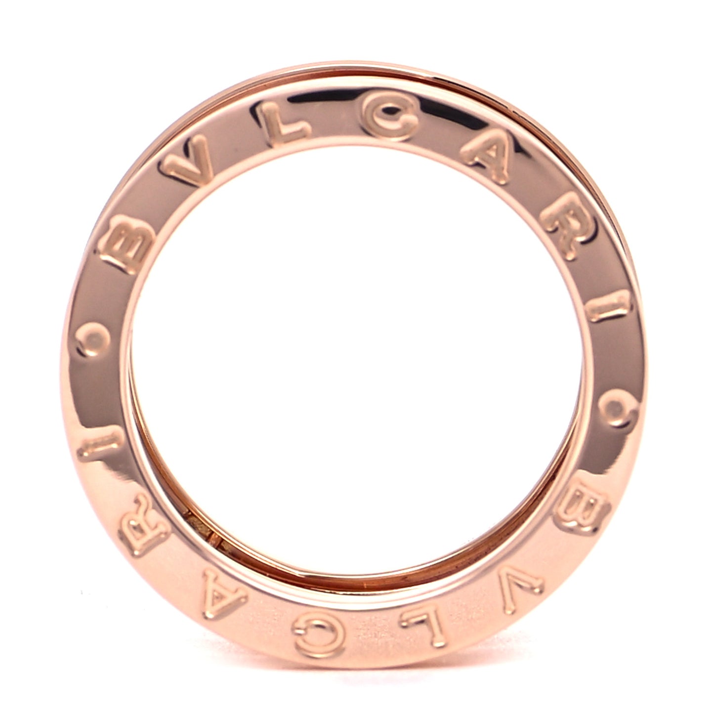 18K Rose Gold B.Zero1 Legend Four-Band Ring 54 6.75