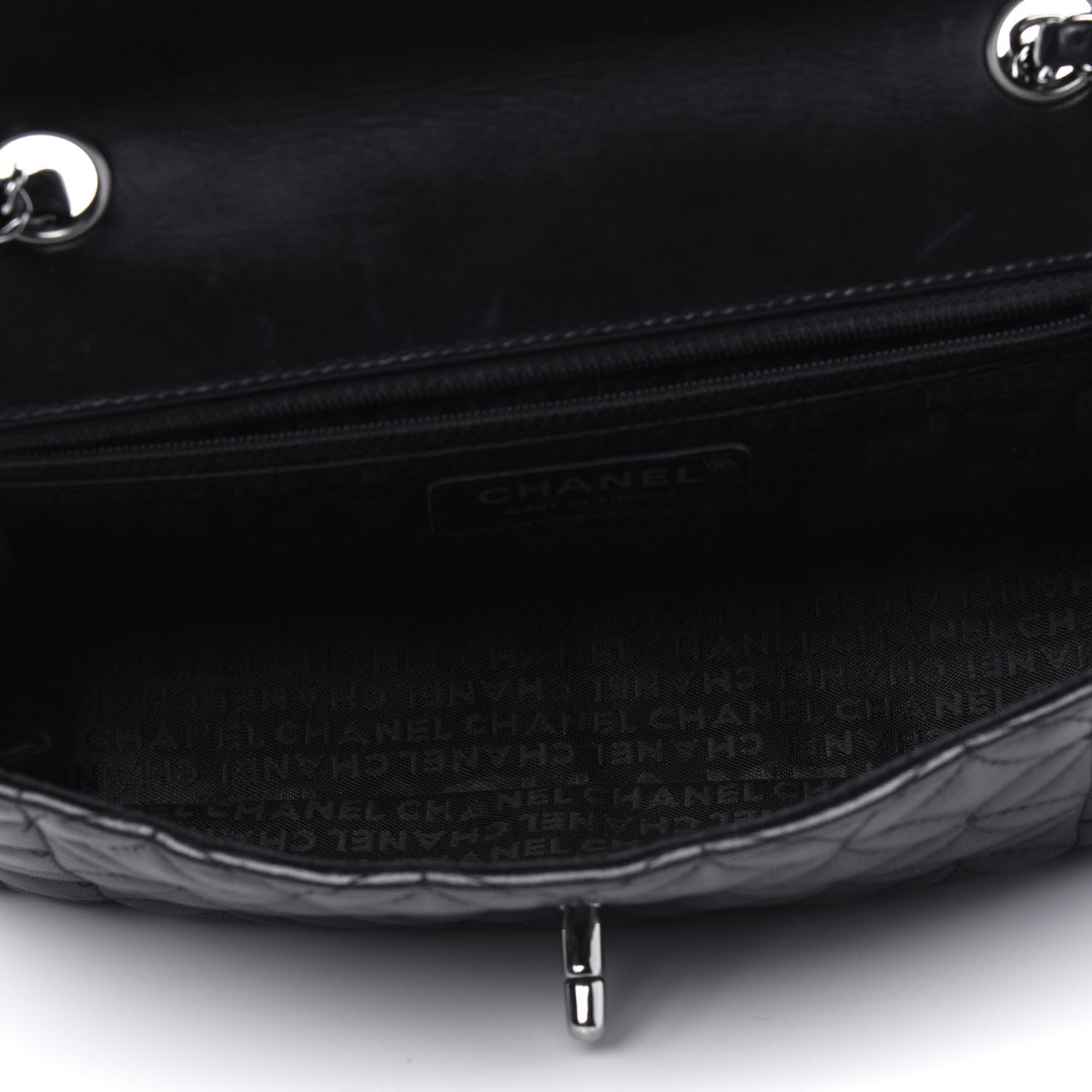 Chanel Lambskin Quilted Lady Graphic Flap Black 4 of 6
