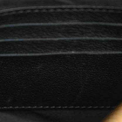 Versace Calfskin Baroque Logo Messenger Bag Black 10 of 11