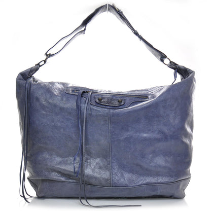 Balenciaga Chevre Extra Courier Hobo Ink 1 of 10