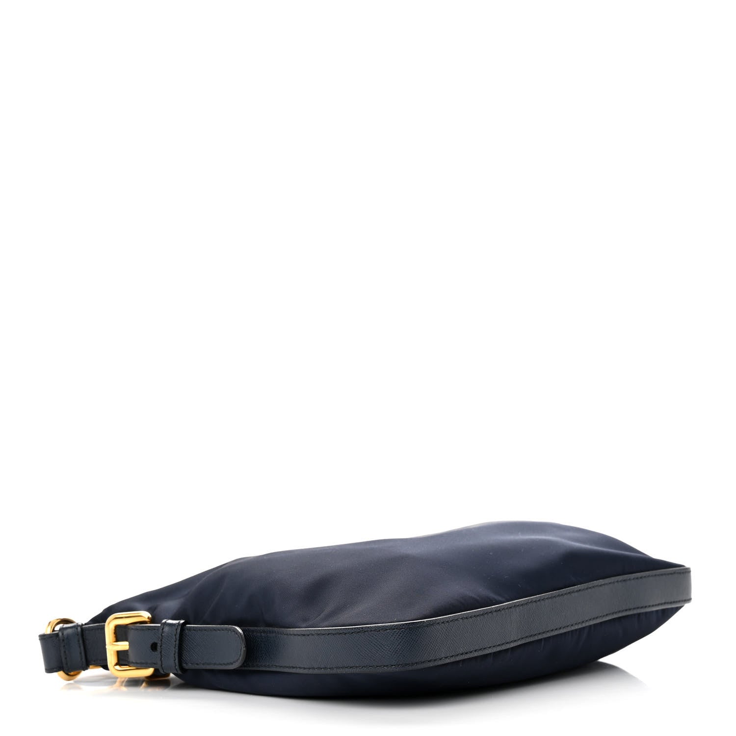 Prada Vela Nylon Saffiano Crossbody Navy 4 of 9