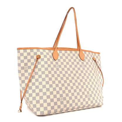 Louis Vuitton Damier Azur Neo Neverfull GM Rose Ballerine 3 of 11