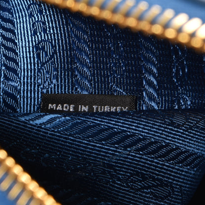 Prada Vitello Daino Shopping Satchel Cobalto 8 of 10