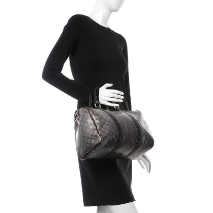 Gucci Crystal Monogram Medium Joy Boston Black 2 of 18