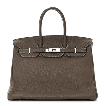 Hermes Togo Birkin 35 Etoupe 1 of 16