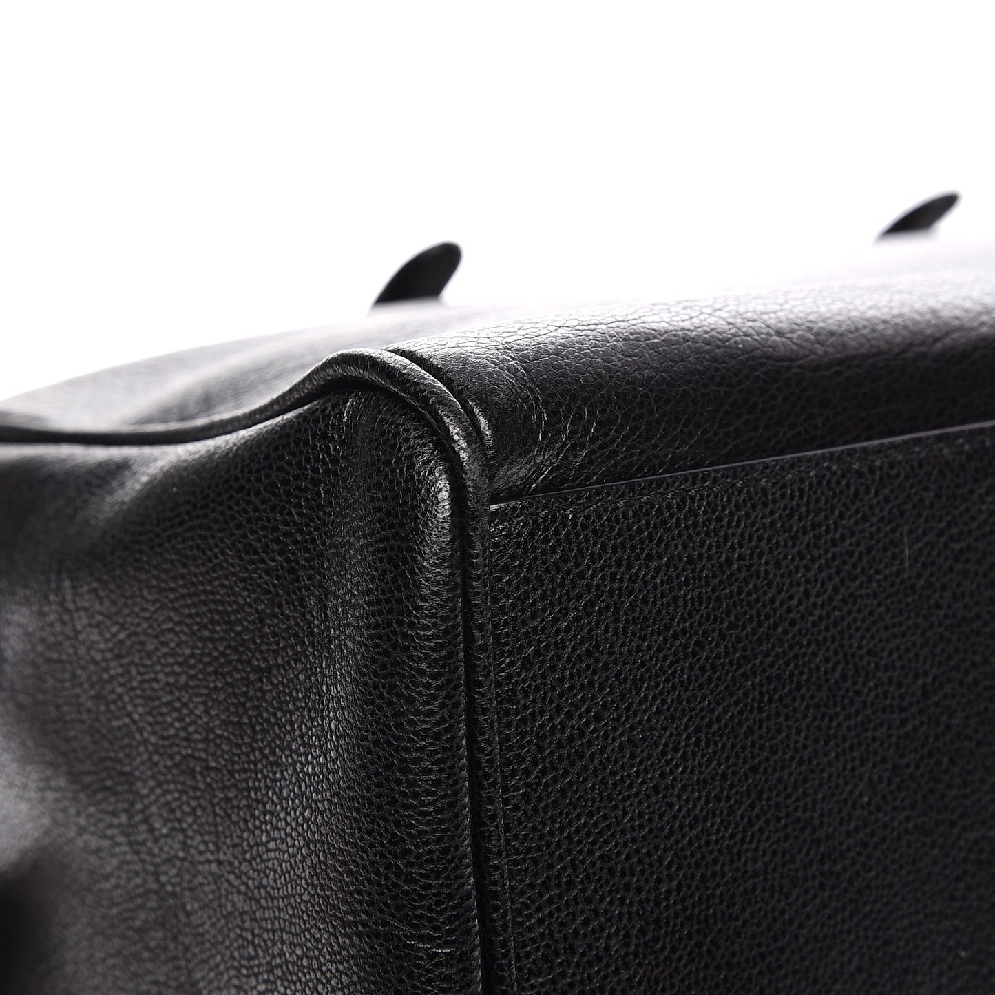 Calfskin Palazzo Duffle Bag Nero Black