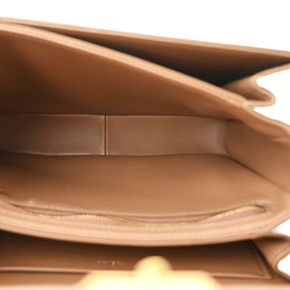 Celine Shiny Calfskin Medium Triomphe Bronze 5 of 12