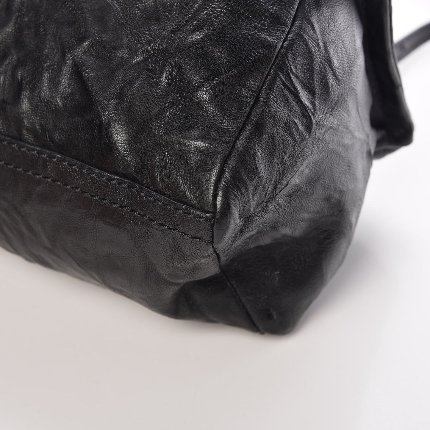 Tumbled Sheepskin Mini Pandora Black