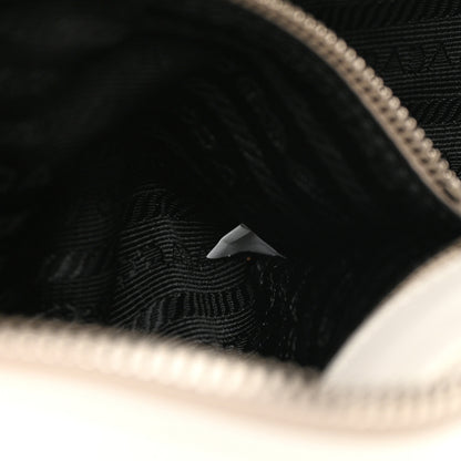 Prada City Calf Monkey Print Camera Bag White Papaya 7 of 14
