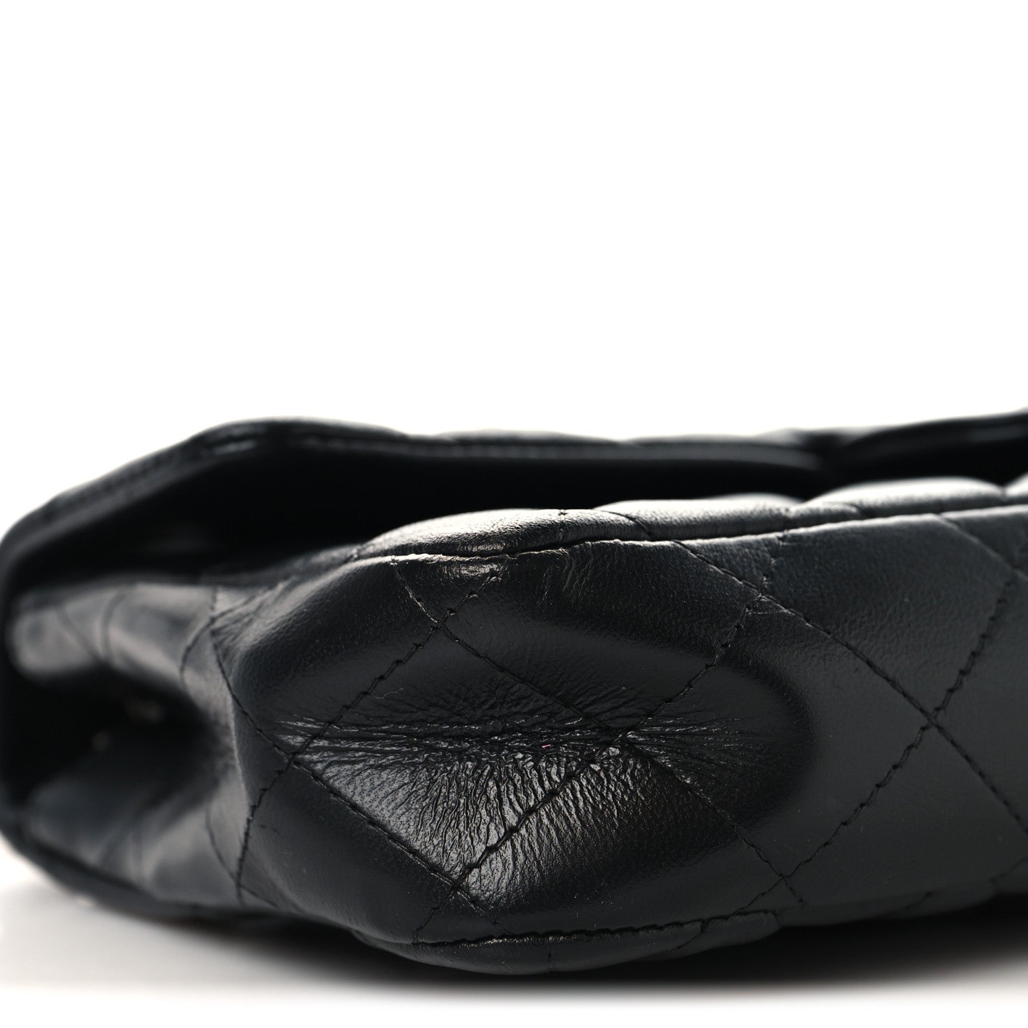 Chanel Lambskin Quilted East West Flap Black 9 of 10