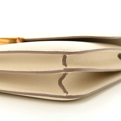 Hermes Epsom Horseshoe Constance Elan 25 Craie 10 of 10