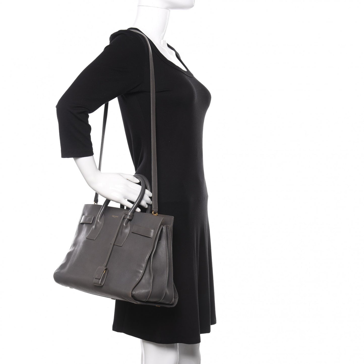 Calfskin Small Sac De Jour Fog