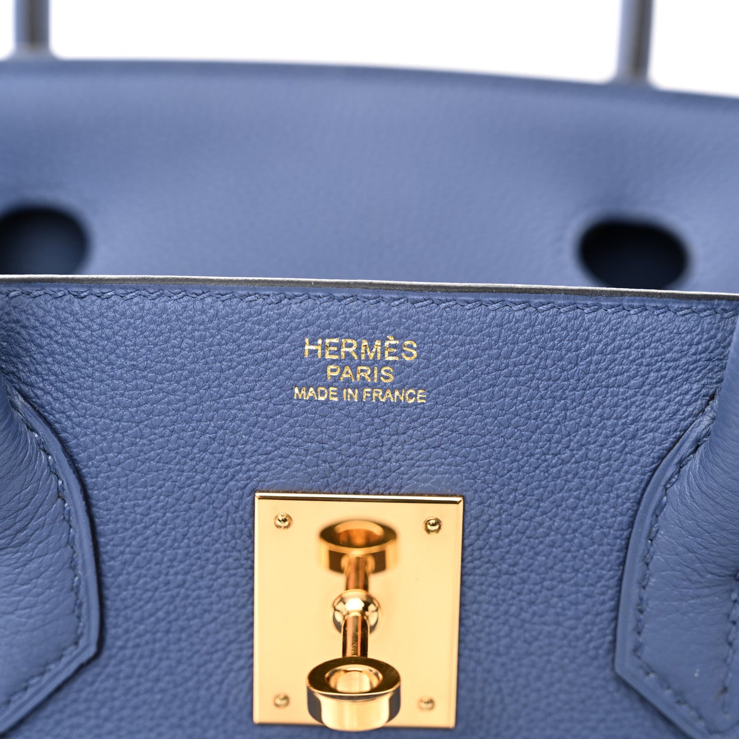 Togo Birkin 30 Bleu Brighton