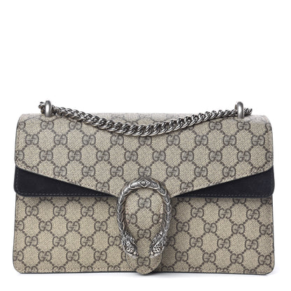 Gucci GG Supreme Monogram Small Dionysus Shoulder Bag Black 1 of 15
