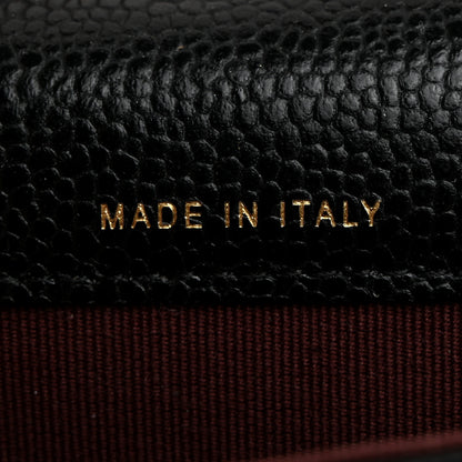 Chanel Caviar Quilted Flap Card Holder Wallet Black 7 of 9