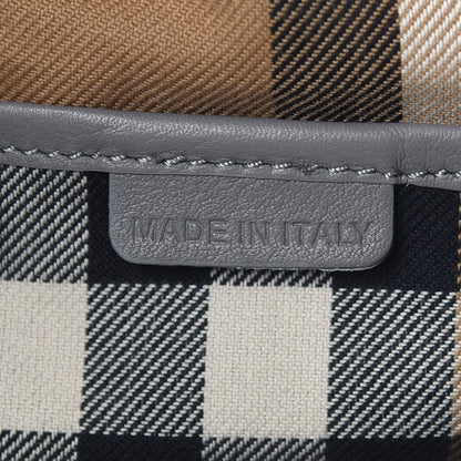 Burberry Derby Calfskin House Check Medium Banner Tote 6 of 9