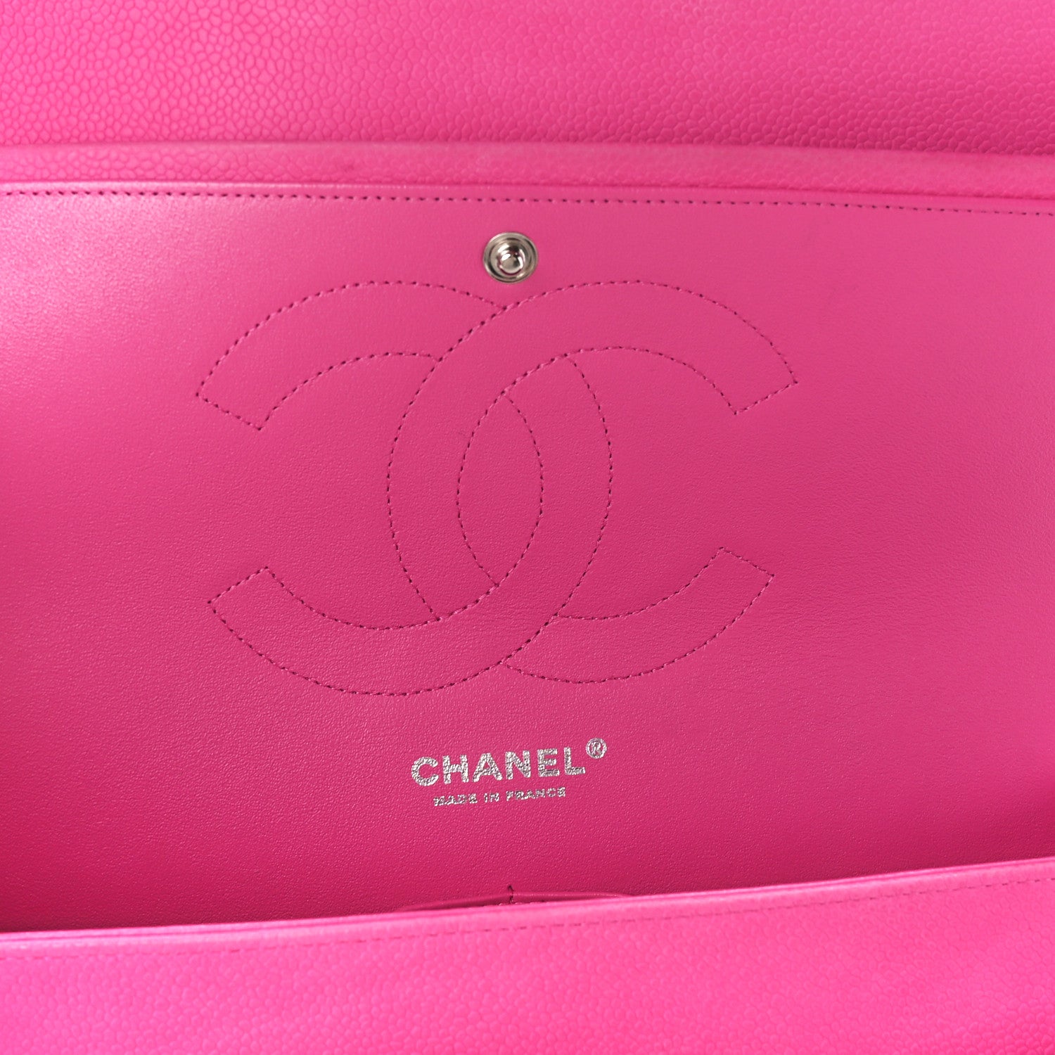 Chanel Iridescent Caviar Quilted Jumbo Double Flap Pink 6 of 16