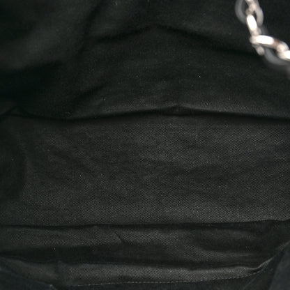 Chanel Calfskin Stitched Large Expandable Flap Bag Black 8 of 15