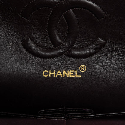 Chanel Lambskin Quilted Medium Double Flap Brown 6 of 19