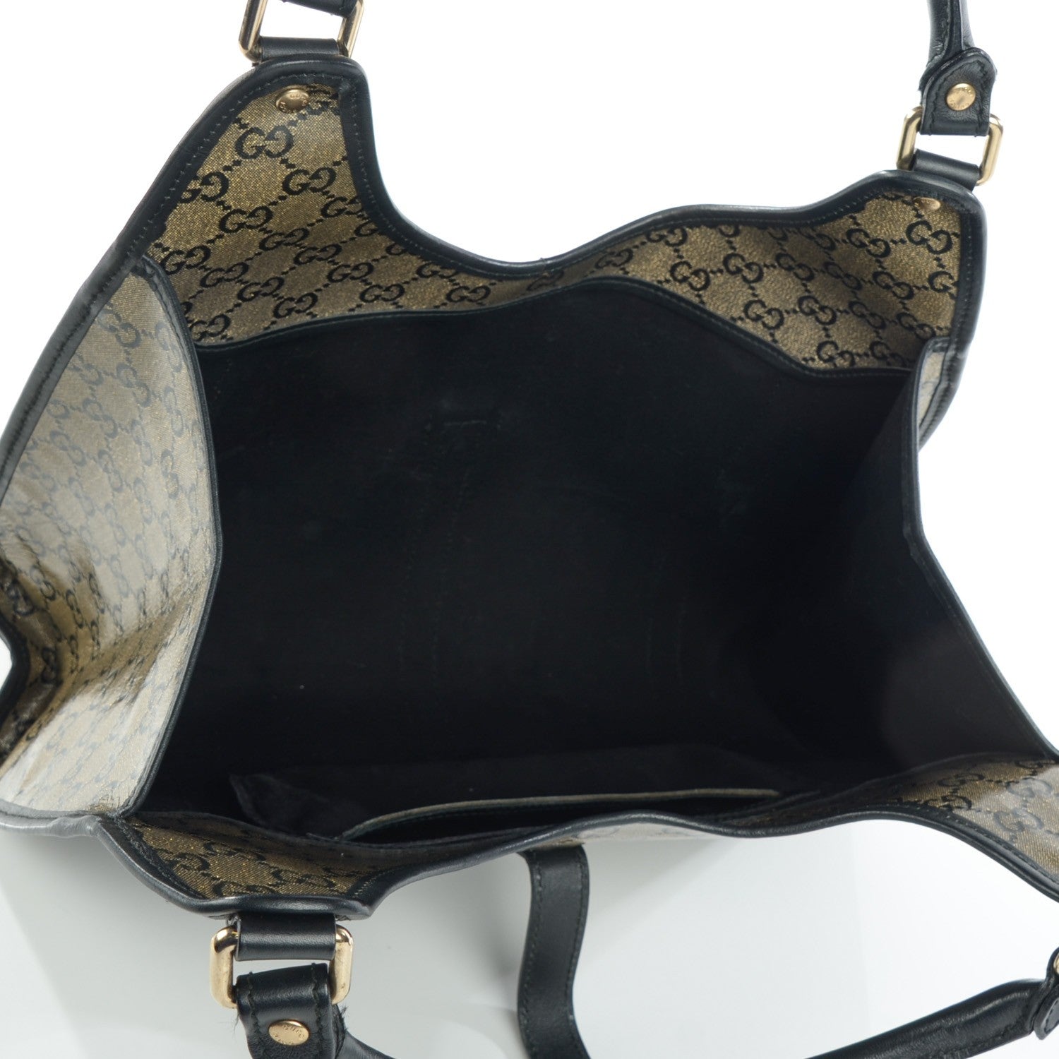 Gucci Crystal Monogram Medium Joy Shoulder Bag Black 5 of 7