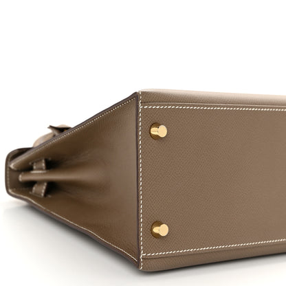 Hermes Epsom Kelly Sellier 28 Etoupe 9 of 10
